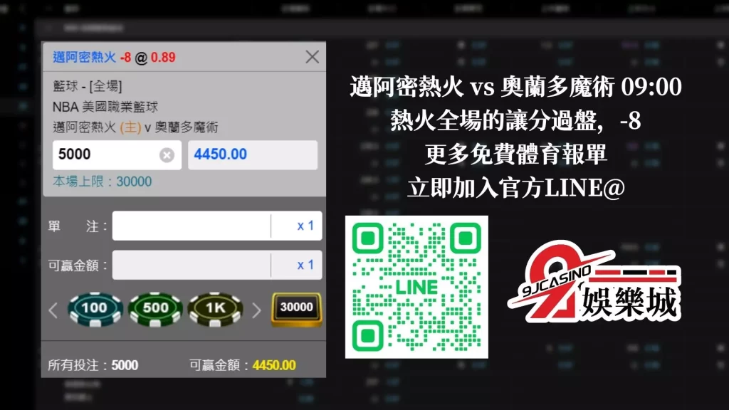 nba賽前分析-0128 邁阿密熱火 vs 奧蘭多魔術 -9J娛樂城
